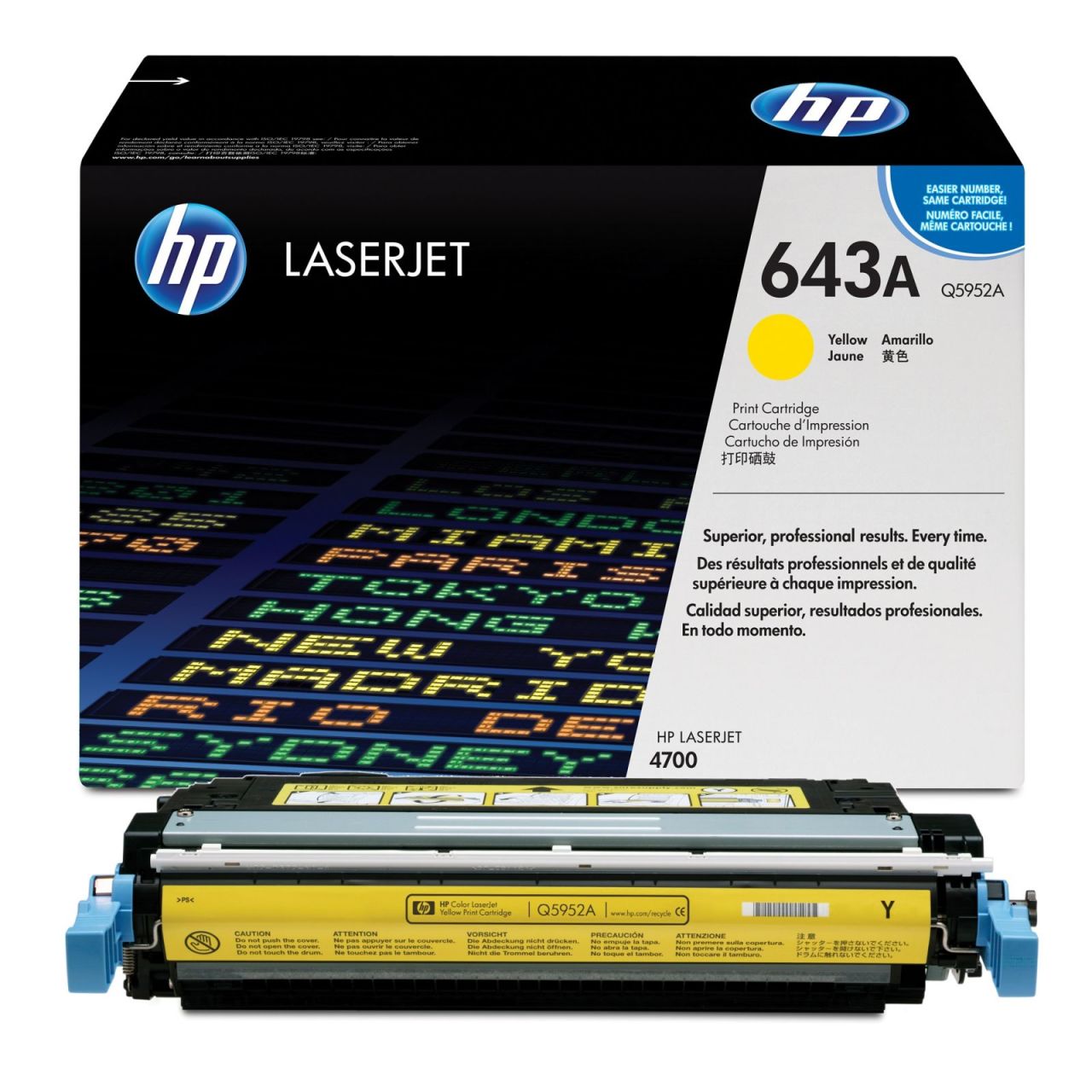 Hp 643A-Q5952A Orjinal Sarı Toner