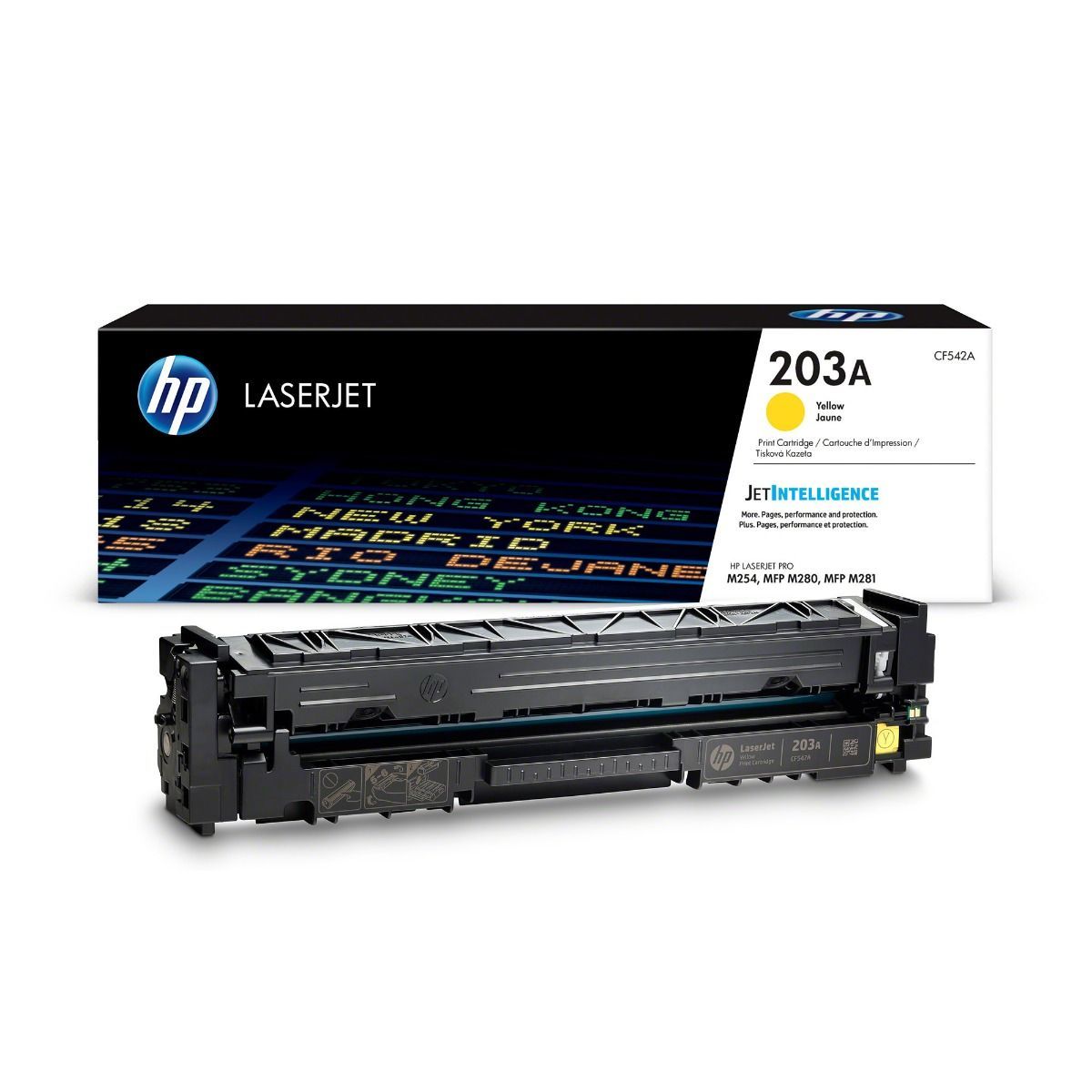 Hp Color LaserJet Pro M281fdn Orjinal Sarı Toner CF542A