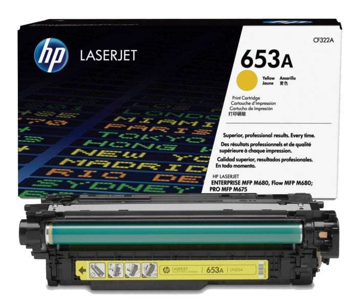 Hp 653A-CF322A Orjinal Sarı Toner