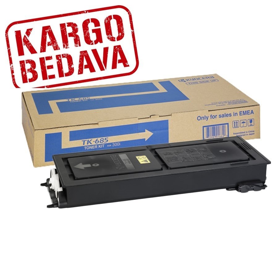 Kyocera Mita TK-685 Orjinal Siyah Fotokopi Toneri 1T02K50NL0