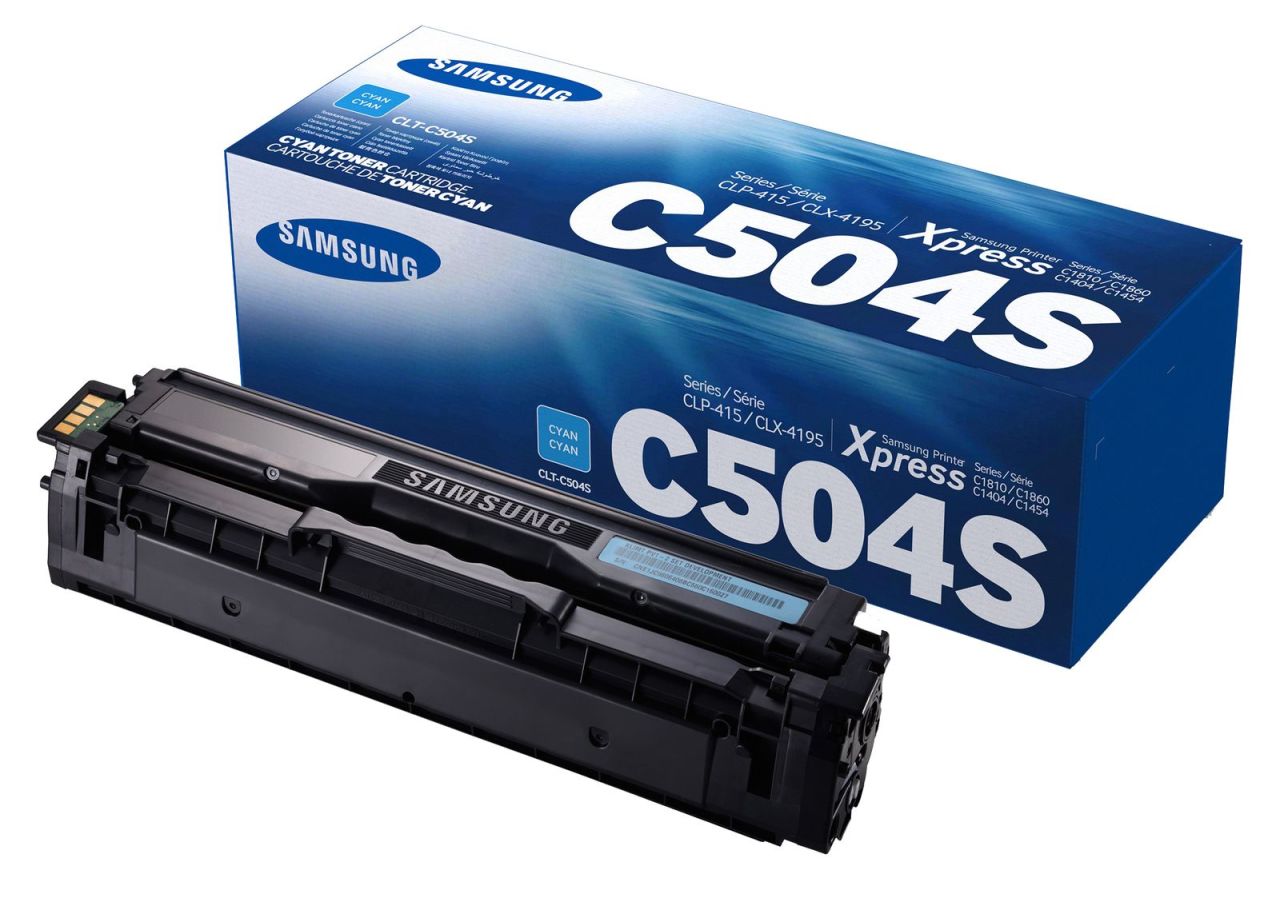 Samsung CLT-C504S ( CLP-415-CLX-4195 ) Orjinal Mavi Toner