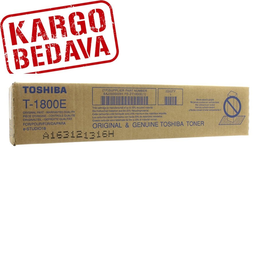 Toshiba T-1800E Orjinal Siyah Fotokopi Toneri