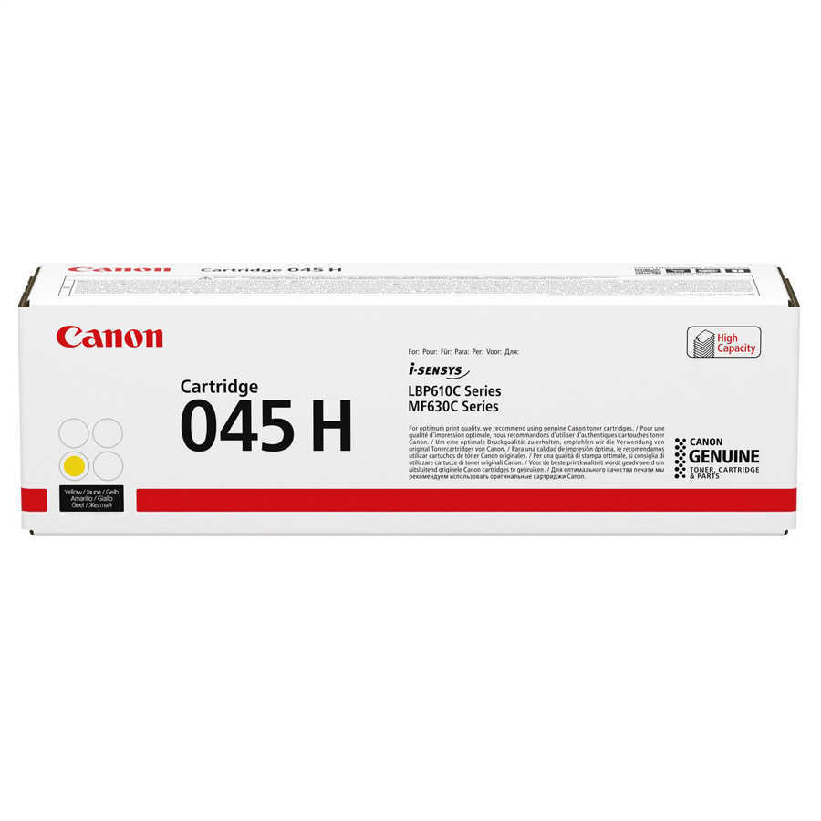 Canon CRG-045H Yüksek Kapasiteli Orjinal Sarı Toner