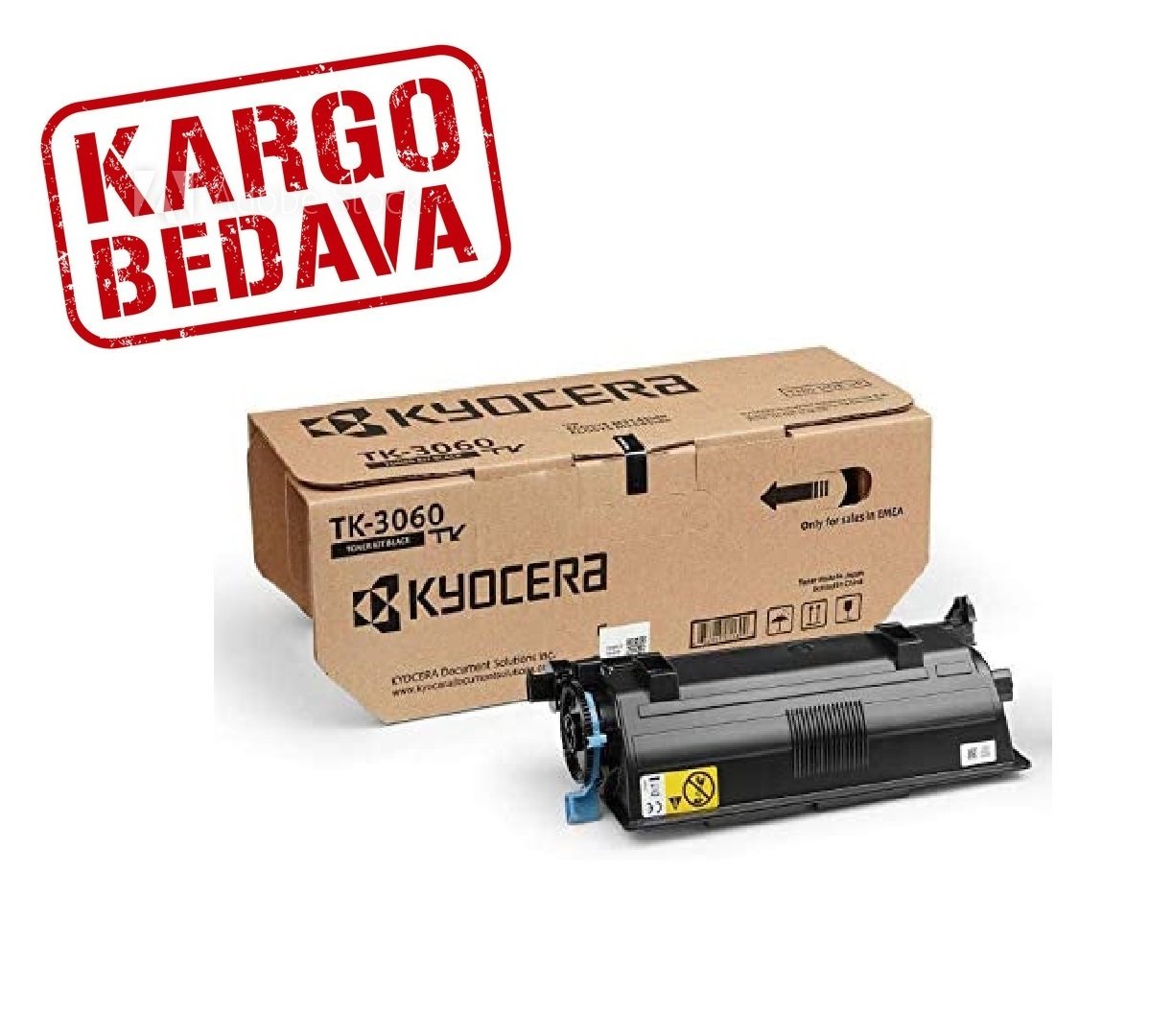 Kyocera Ecosys M3645dn / M3645idn Orjinal Siyah Fotokopi Toneri TK-3060