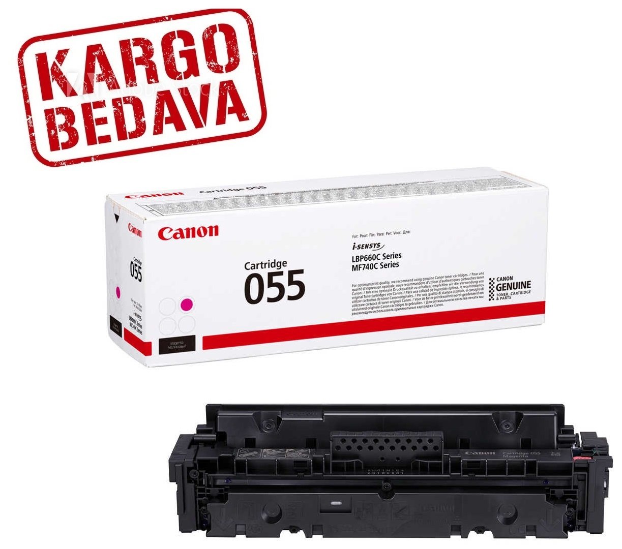 Canon CRG-055 Orjinal Kırmızı Toner 3014C002