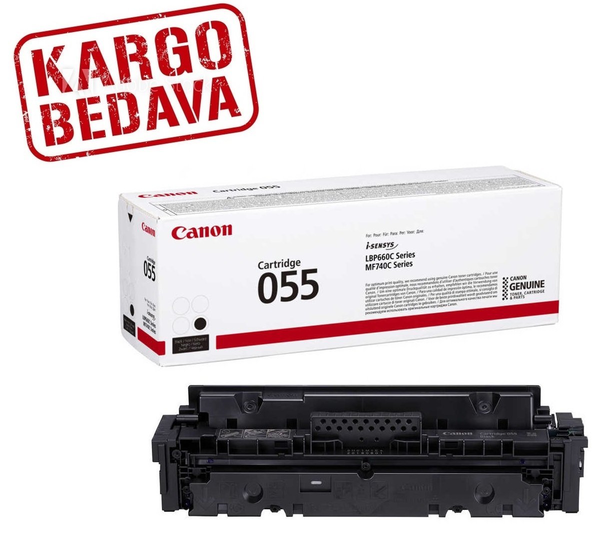 Canon i-SENSYS LBP-663Cdw Orjinal Siyah Toner 3016C002  - CRG-055