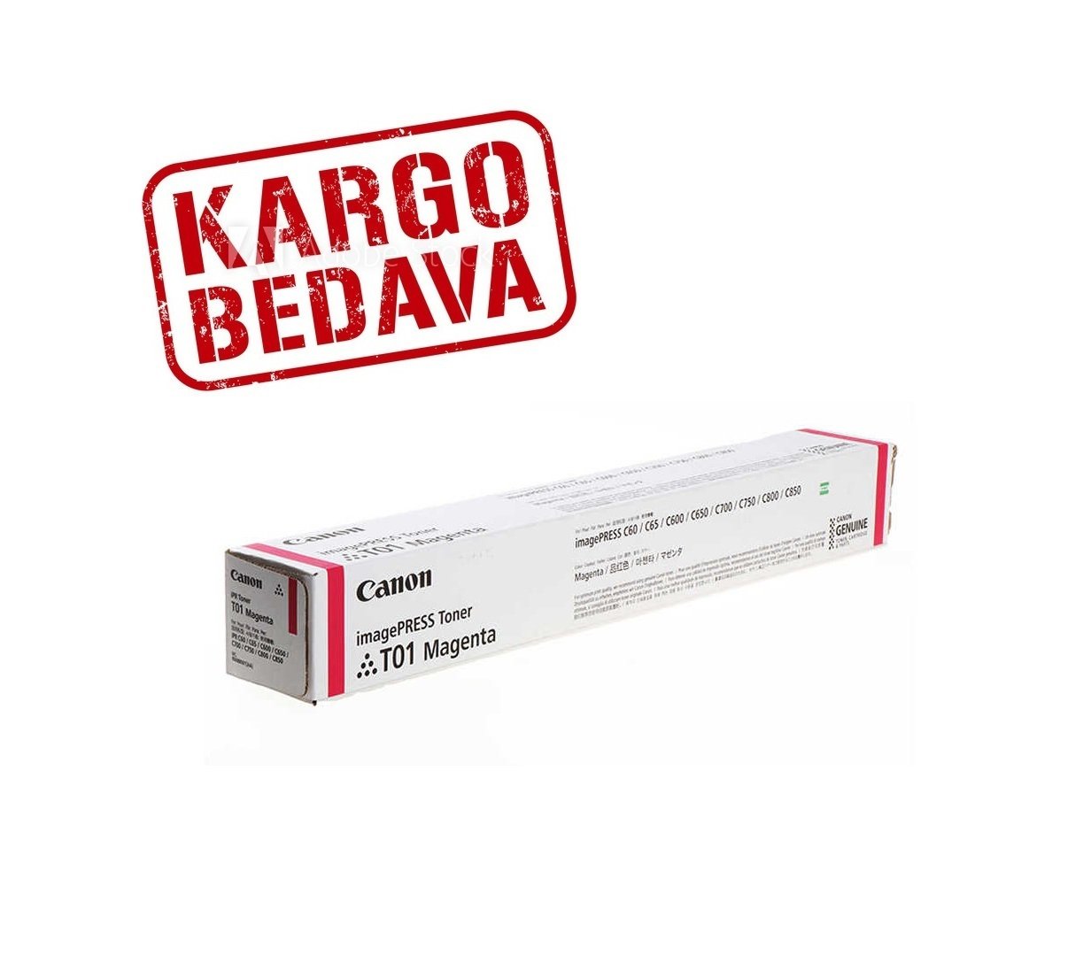 Canon İmagePress C700 / C750 Orjinal Kırmızı Fotokopi Toneri 8068B001   - T01