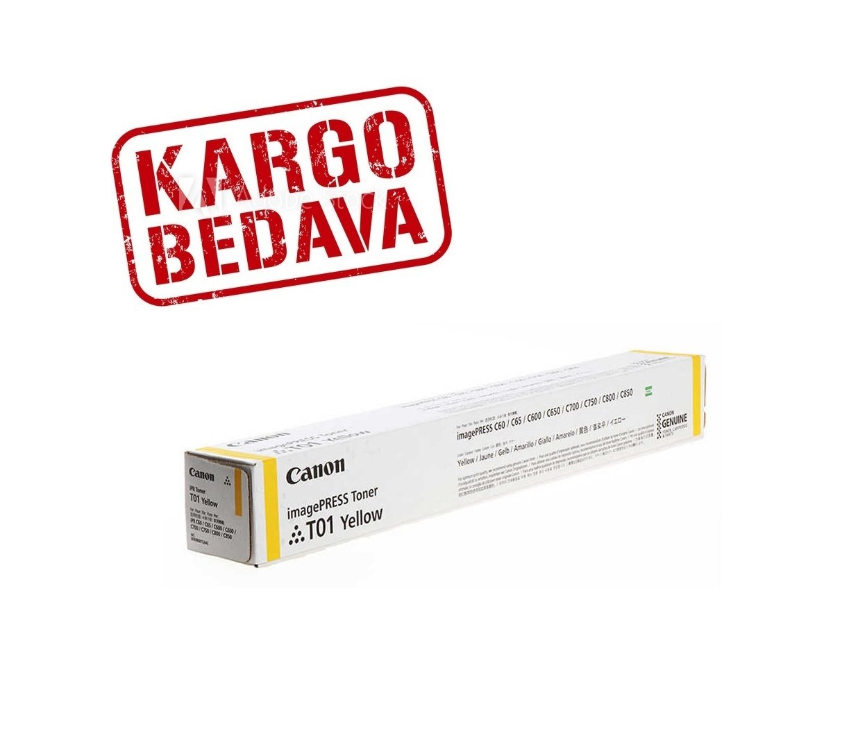 Canon İmagePress C800 / C850 Orjinal Sarı Fotokopi Toneri 8069B001  - T01