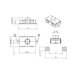 Merdeces Renault Kumanda Switch 3.8X6X2.6H