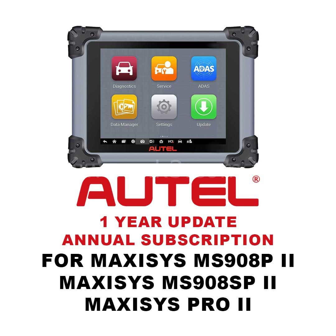 Autel MaxiSys MS908P II , MaxiSys MS908SP II ve MaxiSys Pro II 1 Yıllık Güncelleme