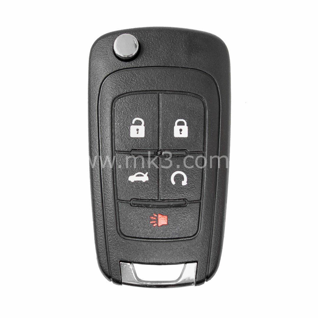 Chevrolet Flip Kumanda  4+1 Buton 433MHz PCF7937E/41E Transponder