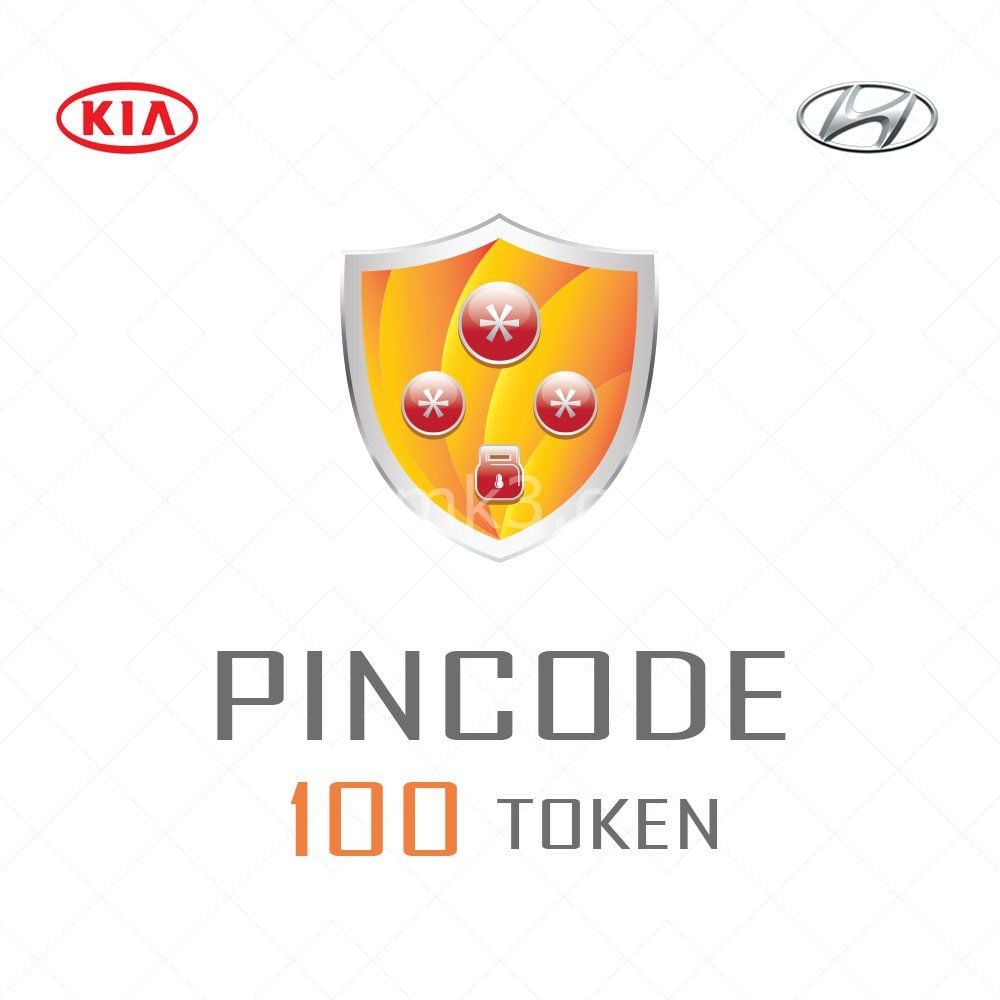 Hyundai Kia Pin kod 100 Token