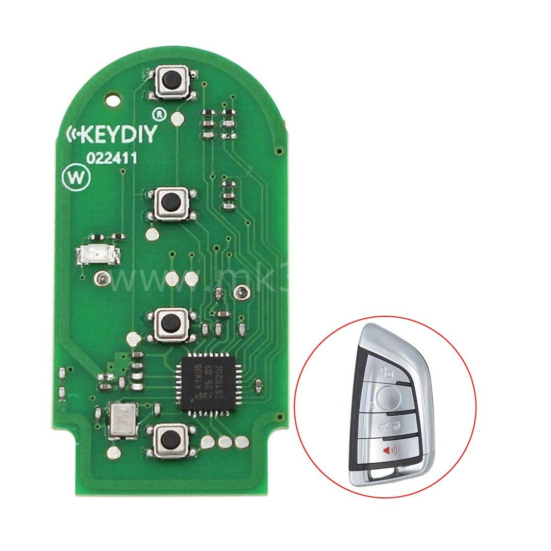 KD Üniversal Smart Kumanda PCB 4 Butonlu BMW Tipi ZB23