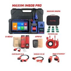 Autel MaxiIM IM608 PRO II Anahtar Kodlama Cihazı Full Aparatlı 2 Yıl Güncellemeli