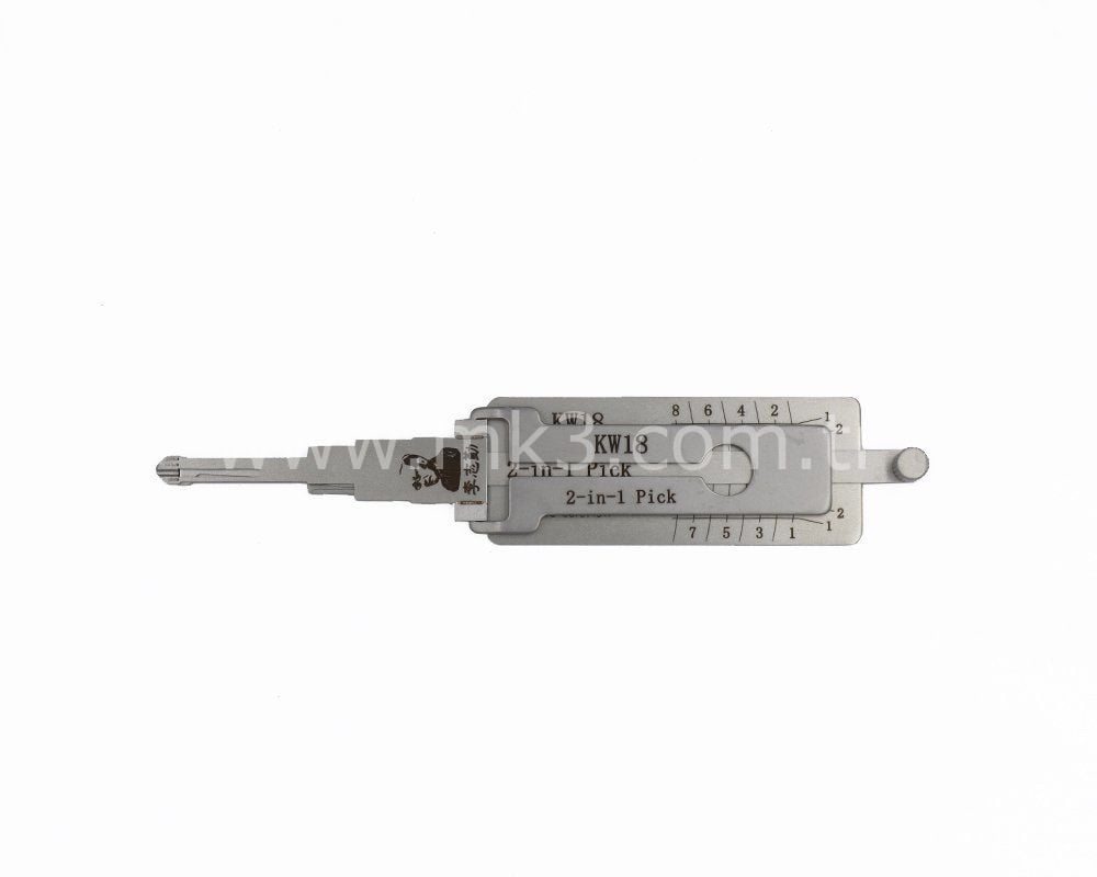 Original Lishi 2-in-1 Pick Decoder Tool KW18/KA33-AG For Kawasaki Anti Glare Type