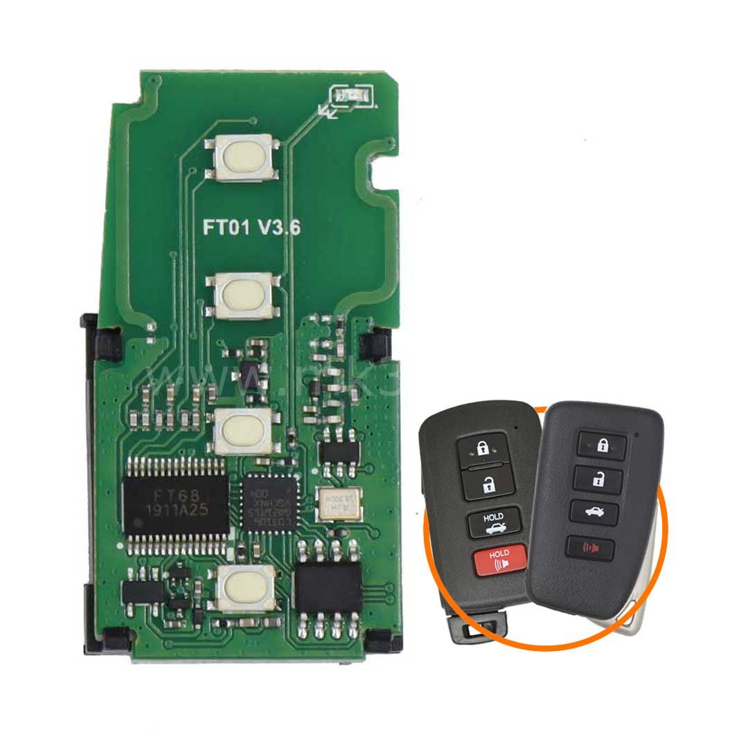 Lonsdor 0020B 312/314MHz Toyota 8A Smart Kumanda PCB