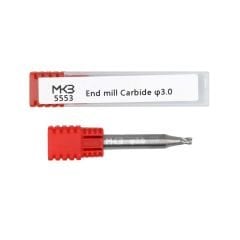 End Mill karbür anahtar kesme bıçağı  φ3.0xφ6x40x4F