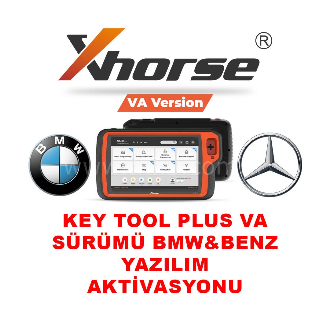 XHORSE KEY TOOL PLUS VA SÜRÜMÜ BMW & MERCEDES-BENZ YAZILIM AKTİVASYONU