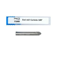 Freze End Mill karbür anahtar kesme bıçağı F27W  φ2.8x100°xD6x40x1T