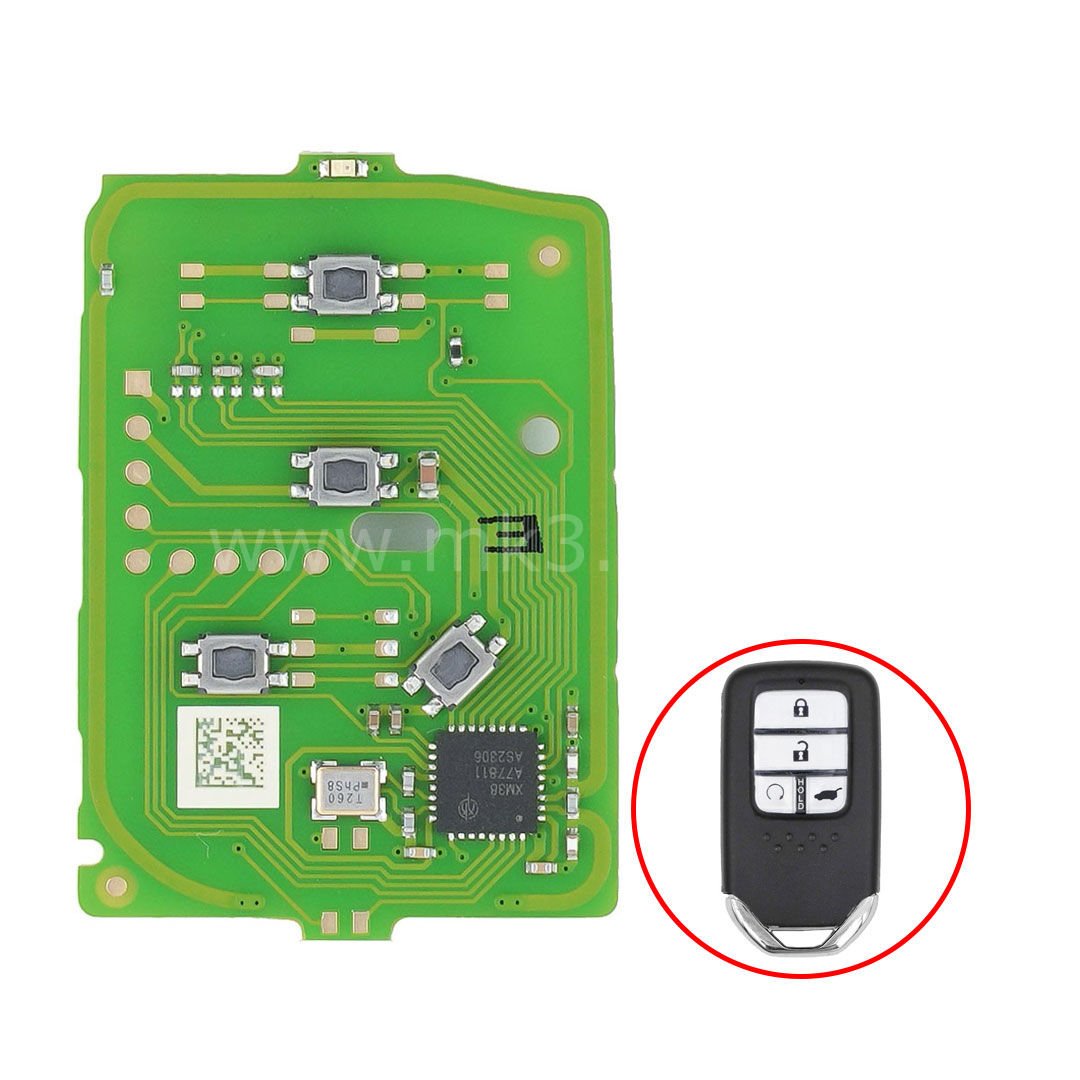 Xhorse HONDA Üniversal Smart Kumanda PCB 4 Buton XZBT40EN