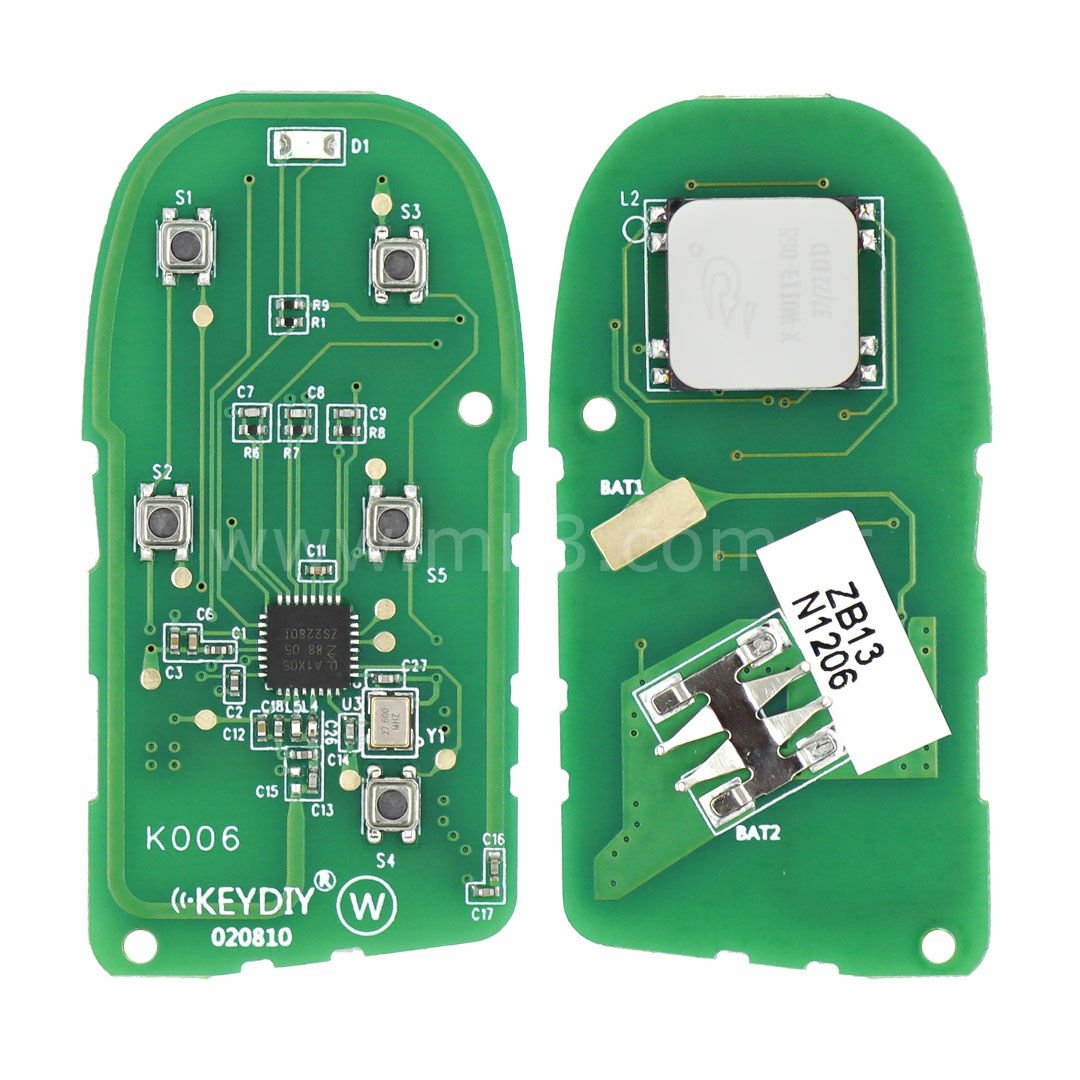 Keydiy KD Universal Smart Kumanda PCB 5 Butonlu Maserati Tipi ZB13