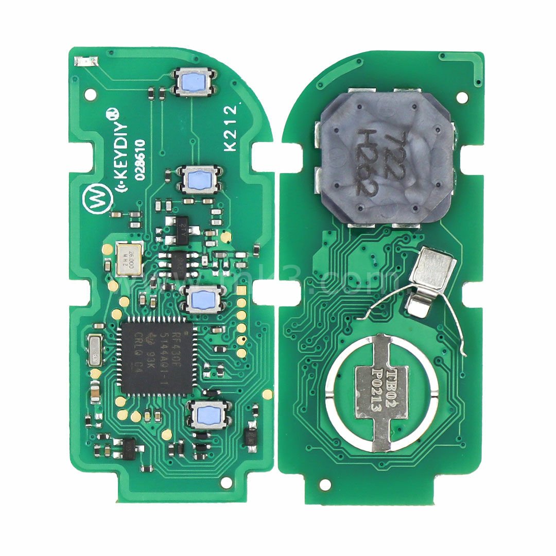 KeyDiy KD TB02-4 Toyota Lexus Universal Smart Key PCB 4 Butonlu 8A Çip İle