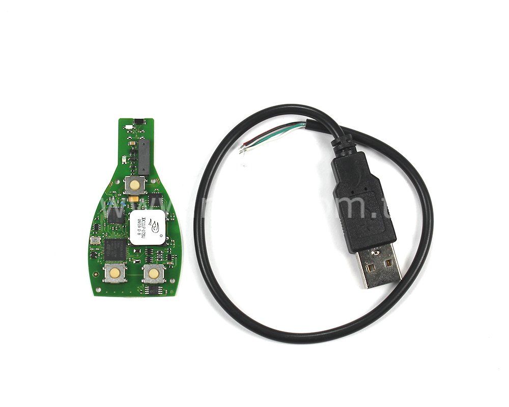 Mercedes Smart Anahtar Keyless Go FBS3 2009+ PCB 3 Buton 315MHz - Yan Sanayi