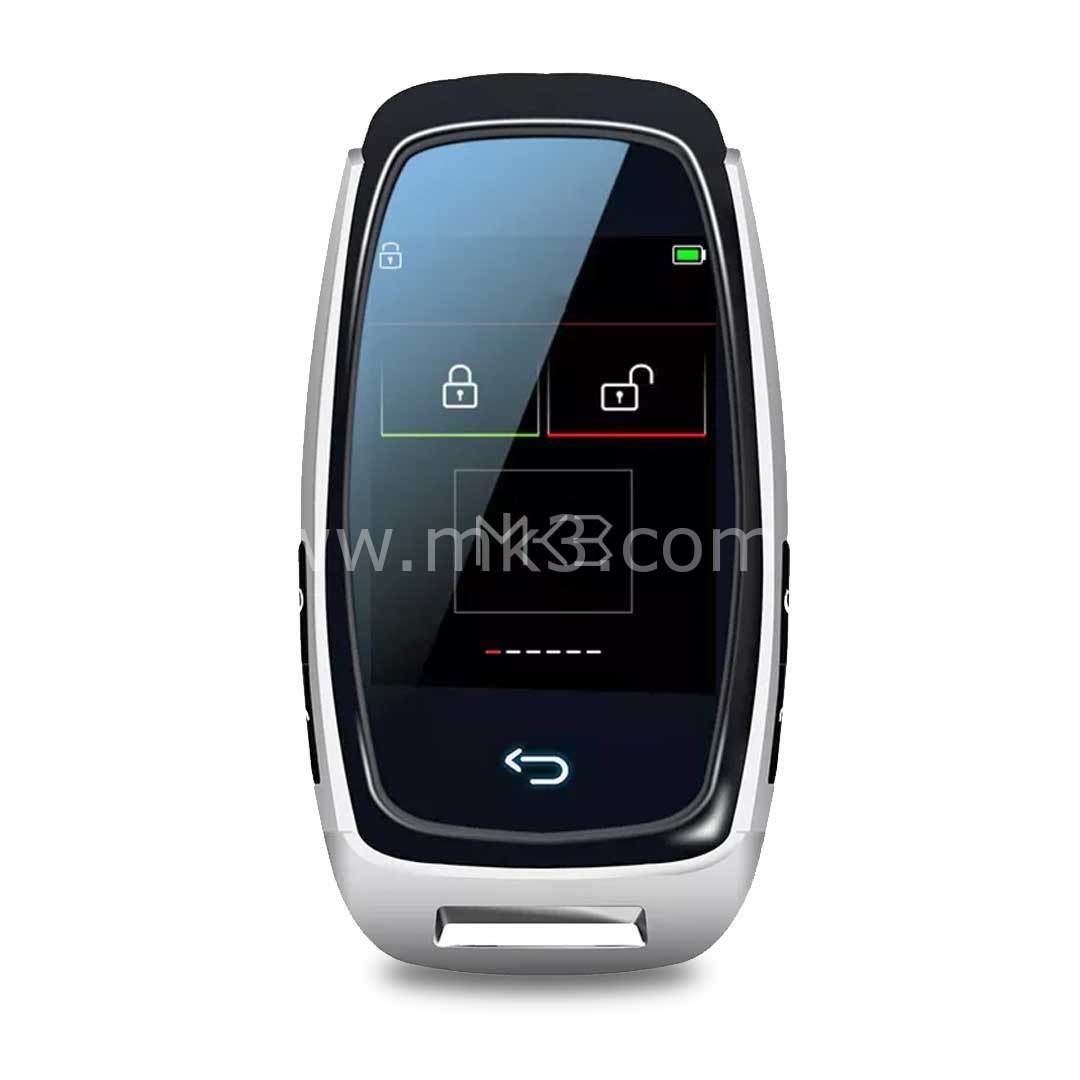 LCD Universal Kumanda Keyless Giriş Gümüş Renk