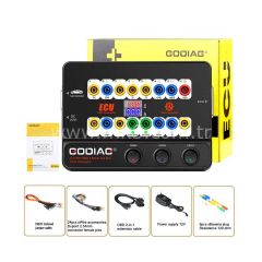 GODIAG GT100 + Yeni Nesil OBD II  Elektronik Akım Göstergeli Ecu Konnektörü (Otomatik Araçlar)