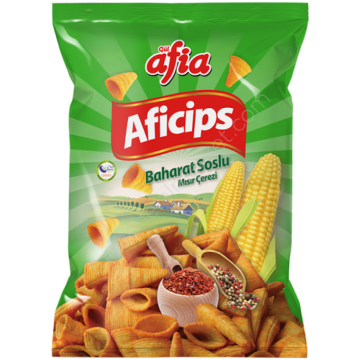 Afia Aficips Baharatlı Mısır Cips 50 Gr.