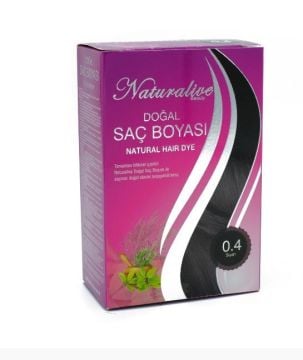 Naturalive Doğal Saç Boyası Siyah 100gr