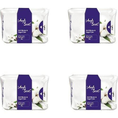Angels Secret Aktif Oksijen ve Negatif İyon Gündüz Pedi 4lü Set