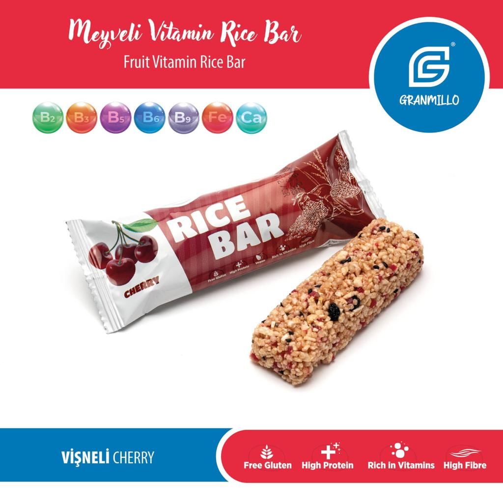 Granmillo Vişneli Rice Bar 23 Gr