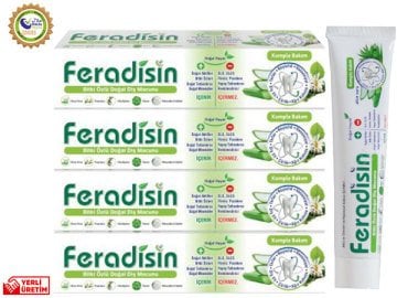 Feradisin Aloevera Özlü Diş Macunu  5li Set