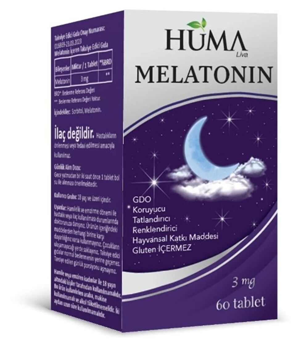 Huma Liva Melatonin 60 Tablet