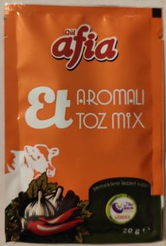 Afia Et Aromalı Toz Mix 20 Gr (10 Adet)