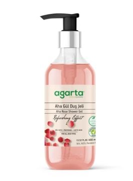 Agarta Doğal Duş Jeli Gül Özlü 400 ml