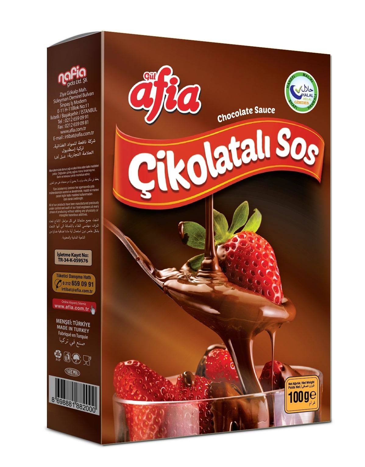 Afia Çikolatalı Sos 100 Gr.