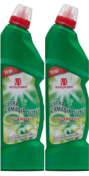 Worldchem Yoğun Kıvamlı Çamaşır Suyu 750 ml * 2li Set