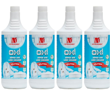 Worldchem Sıvı Oksi Leke Çıkarıcı 1000ml * 4Lü Set