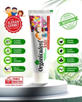 Organicadent Doğal Çocuk Diş Macun 70gr*2li Set