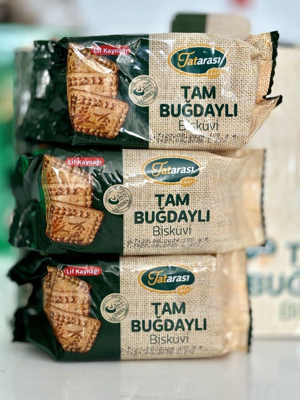 Tatarası Tam Buğday Bisküvi 100gr 3lü Set