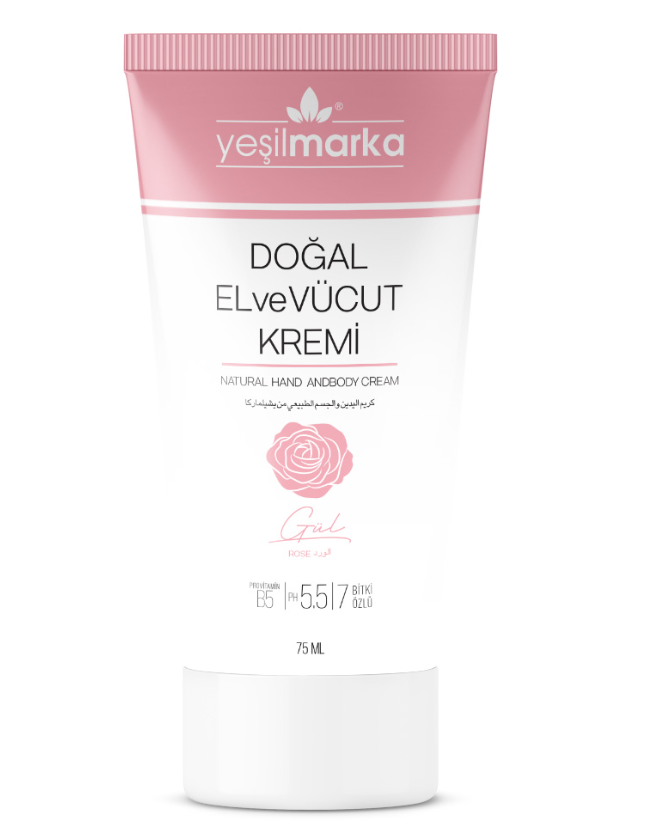 Yeşilmarka Doğal El ve Vücut Kremi – Gül 100gr