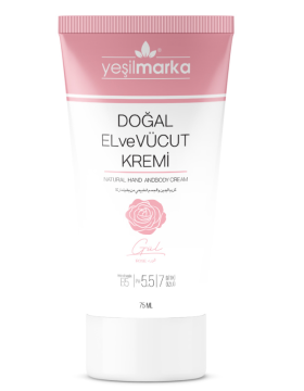 Yeşilmarka Doğal El ve Vücut Kremi – Gül 100gr