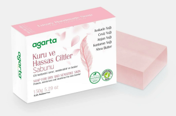 Agarta Doğal Kuru ve Hassas Cilt Bakımı Sabunu 150gr