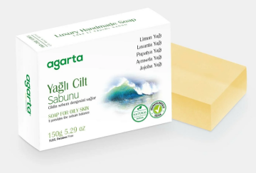 Agarta Doğal Bakım Yağlı Ciltler için Sabun 150gr