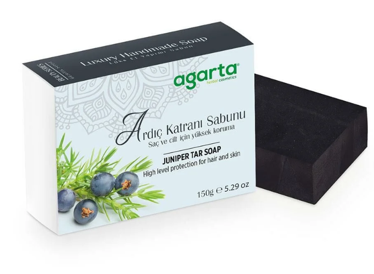 Agarta El Yapımı Doğal Ardıç Katranı Sabunu  150gr