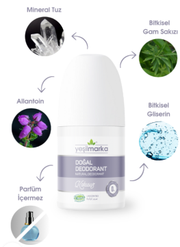 Yeşilmarka Doğal Deodorant – Kokusuz 50ml