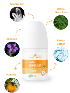 Yeşilmarka Doğal Deodorant – Portakal 50ml