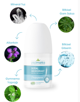Yeşilmarka Doğal Deodorant – Pürüzsüzleştirici (Tüy Azaltıcı) 50ml